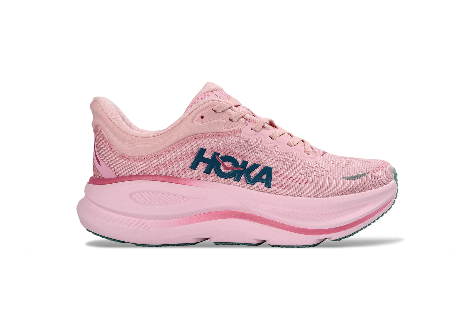 Women's Hoka Bondi 9 Running Pink Shoes 029 Women's Hoka Bondi 9 Running Pink Shoes 029